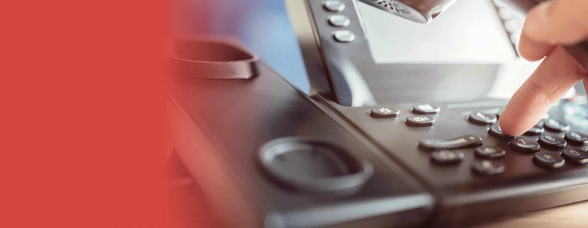 Telecoms specialist configuring connectivity hardware