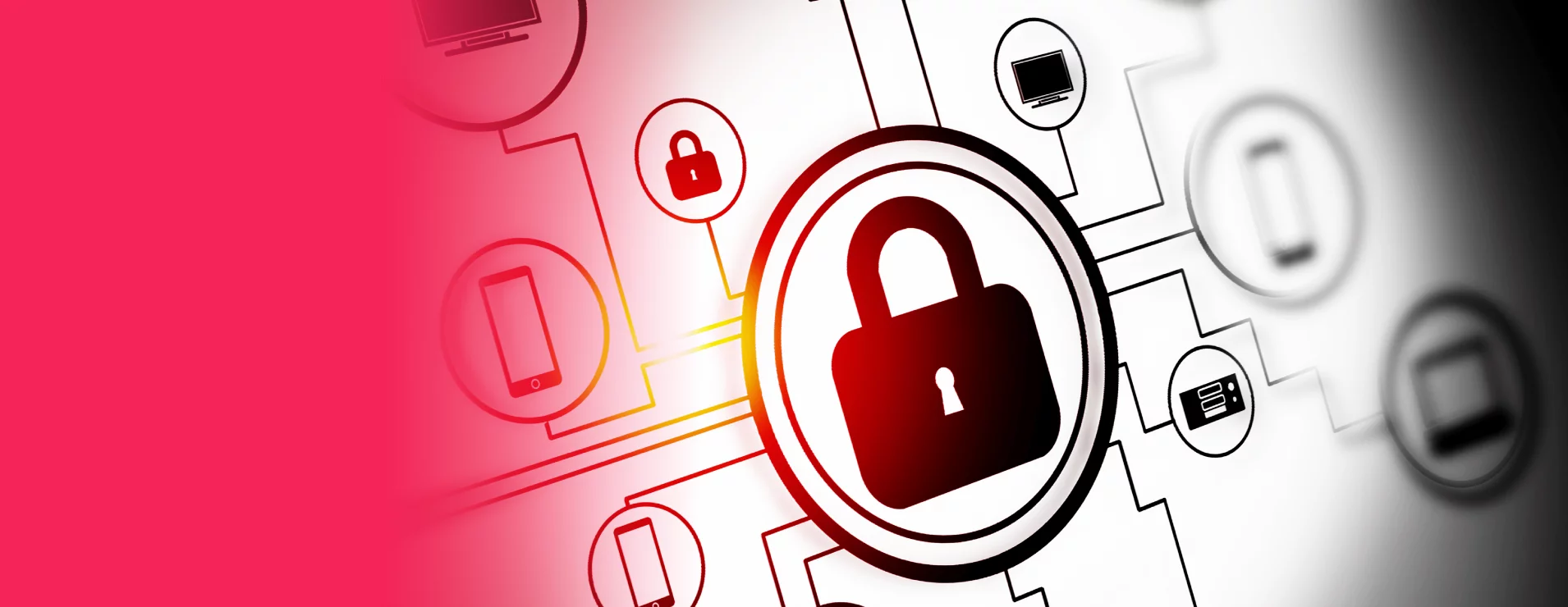 Cyber security professional monitoring data